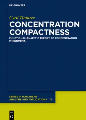 Tintarev |  Concentration Compactness | eBook | Sack Fachmedien