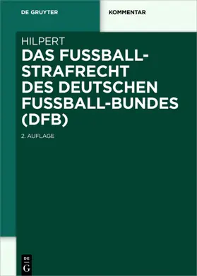 Hilpert | Das Fußballstrafrecht des Deutschen Fußball-Bundes (DFB) | E-Book | sack.de