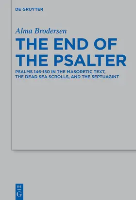 Brodersen |  The End of the Psalter | eBook | Sack Fachmedien