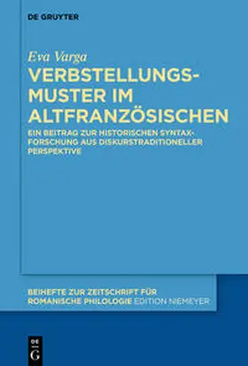 Varga |  Verbstellungsmuster im Altfranzösischen | Buch |  Sack Fachmedien