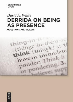 White | Derrida on Being as Presence | E-Book | sack.de