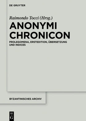 Tocci | Anonymi Chronicon | Buch | sack.de