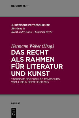 Weber | Das Recht als Rahmen für Literatur und Kunst | E-Book | sack.de