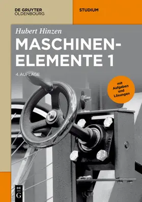 Hinzen |  Hubert Hinzen: Maschinenelemente / Maschinenelemente 1 | eBook | Sack Fachmedien