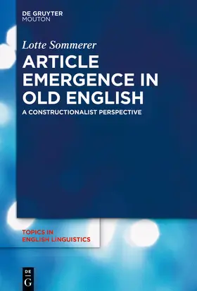 Sommerer |  Article Emergence in Old English | eBook | Sack Fachmedien