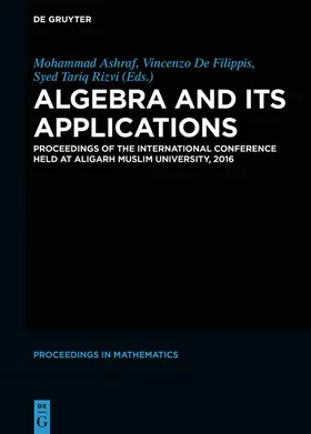 Ashraf / De Filippis / Rizvi |  Algebra and Its Applications | eBook | Sack Fachmedien