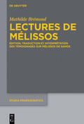Brémond |  Lectures de Mélissos | eBook | Sack Fachmedien