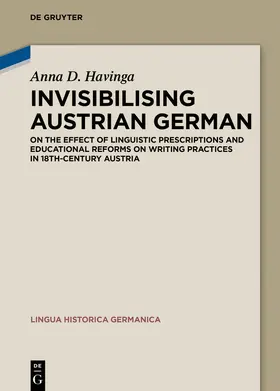 Havinga | Invisibilising Austrian German | Buch | 978-3-11-054629-3 | sack.de