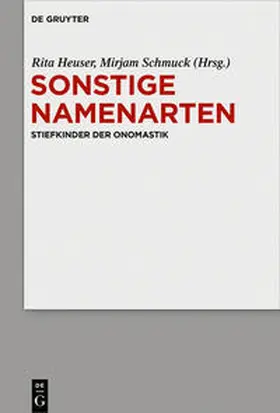 Heuser / Schmuck |  Sonstige Namenarten | Buch |  Sack Fachmedien