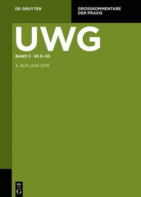 Obergfell / Pahlow / Peukert | UWG. Band 3: §§ 8-20; § 23 GeschGehG; Register | E-Book | sack.de