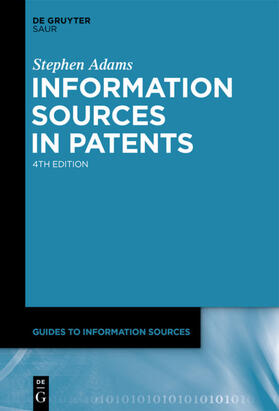 Adams | Adams, S: Information Sources in Patents | Buch | sack.de