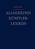 Meißner / Beyer / Savoy |  Allgemeines Künsterlexikon (AKL). Band 113 | Buch |  Sack Fachmedien