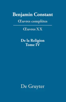 Kloocke |  De la Religion, considérée dans sa source, ses formes et ses développements, Tome IV | eBook | Sack Fachmedien