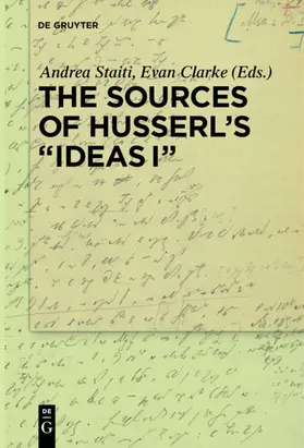 Staiti / Clarke |  The Sources of Husserl’s 'Ideas I' | eBook | Sack Fachmedien