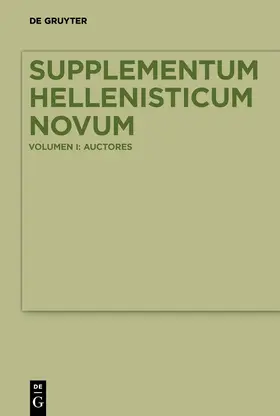 Montanari / Montana |  Supplementum Hellenisticum Novum | Buch |  Sack Fachmedien