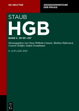 Casper / Harbarth / Thiessen |  §§ 161-237 | eBook | Sack Fachmedien