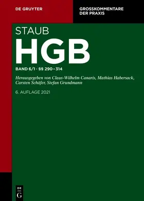 Kindler / Kraft |  Staub. Handelsgesetzbuch: HGB. Band 6/1: §§ 290-314 | eBook | Sack Fachmedien