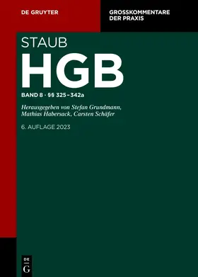 Bülte / Ehrl / Bauer |  Staub. HGB. Band 8: §§ 325-342a | eBook | Sack Fachmedien