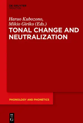 Kubozono / Giriko |  Tonal Change and Neutralization | eBook | Sack Fachmedien