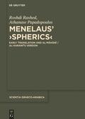 Rashed / Papadopoulos |  Menelaus' >Spherics< | Buch |  Sack Fachmedien