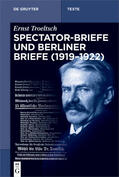 Hübinger |  Spectator-Briefe und Berliner Briefe (1919-1922) | Buch |  Sack Fachmedien