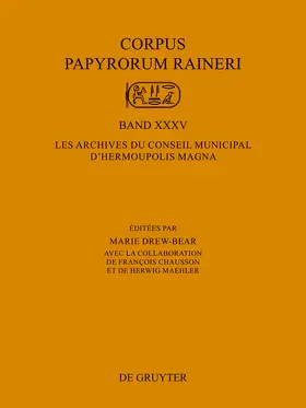Drew-Bear |  Les Archives du Conseil Municipal d'Hermoupolis Magna | Buch |  Sack Fachmedien