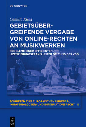 Kling | Gebietsübergreifende Vergabe von Online-Rechten an Musikwerken | E-Book | sack.de