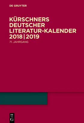 Kürschner |  2018/2019 | Buch |  Sack Fachmedien