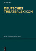 Kosch |  Deutsches Theater-Lexikon | Buch |  Sack Fachmedien