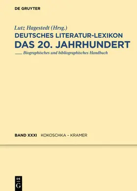 Kosch / Hagestedt |  Deutsches Literatur-Lexikon | Buch |  Sack Fachmedien