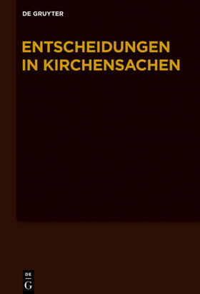 Baldus / Muckel | Entscheidungen in Kirchensachen seit 1964. Band 64 | E-Book | sack.de