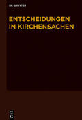 Baldus / Muckel |  Entscheidungen in Kirchensachen seit 1964. Band 64 | eBook | Sack Fachmedien