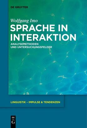 Imo | Sprache in Interaktion | Buch | 978-3-11-057924-6 | sack.de