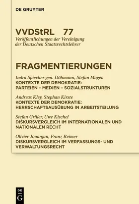 Spiecker gen. Döhmann / et.al. / Magen |  Fragmentierungen | Buch |  Sack Fachmedien