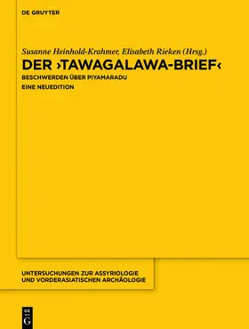 Heinhold-Krahmer / Rieken |  Der "Tawagalawa-Brief" | eBook | Sack Fachmedien