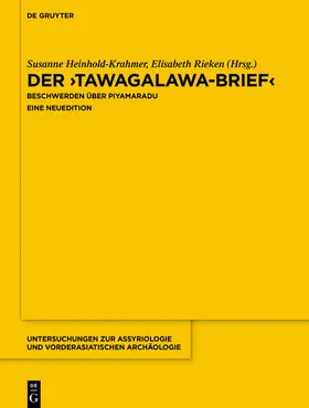 Heinhold-Krahmer / Rieken |  Der "Tawagalawa-Brief" | eBook | Sack Fachmedien