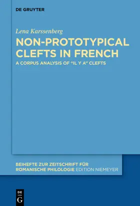 Karssenberg | Non-prototypical Clefts in French | E-Book | sack.de