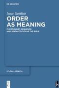 Gottlieb |  Order as Meaning | eBook | Sack Fachmedien