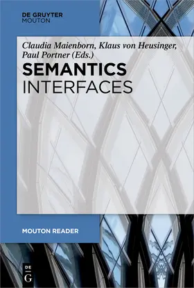 Maienborn / Heusinger / Portner |  Semantics - Interfaces | Buch |  Sack Fachmedien