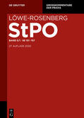 Mavany / Löwe |  Löwe/Rosenberg StPO und GerichtsverfassungsG Bd. 5/1 | Buch |  Sack Fachmedien
