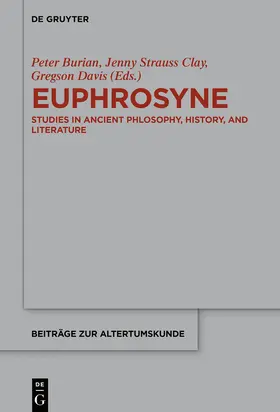 Burian / Davis / Strauss Clay | Euphrosyne | Buch | 978-3-11-059765-3 | www.sack.de
