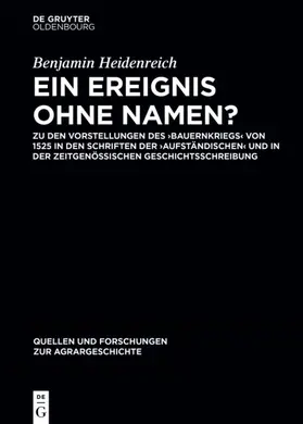 Heidenreich | Ein Ereignis ohne Namen? | E-Book | www.sack.de