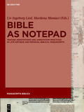 Maniaci / Lied |  Bible as Notepad | Buch |  Sack Fachmedien