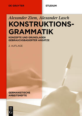 Ziem / Lasch | Konstruktionsgrammatik | Buch | 978-3-11-060248-7 | sack.de