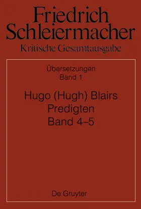 Meckenstock / Hagan / Blair | Hugo (Hugh) Blairs Predigten | Buch | 978-3-11-060980-6 | sack.de