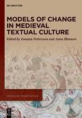 Pettersson / Blennow |  Models of Change in Medieval Textual Culture | Buch |  Sack Fachmedien