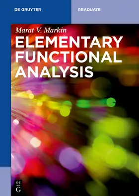 Markin |  Elementary Functional Analysis | Buch |  Sack Fachmedien