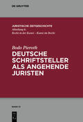 Pieroth |  Deutsche Schriftsteller als angehende Juristen | eBook | Sack Fachmedien