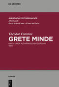 Fontane / Zimorski / Schiemann |  Theodor Fontane, Grete Minde | Buch |  Sack Fachmedien