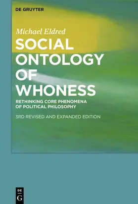 Eldred |  Social Ontology of Whoness | eBook | Sack Fachmedien
